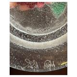 Signed Art Glass - 5-1/2 in Diameter