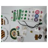 Girl Scouts Pins & Stickers Decals - Assorted Insignia & Patches