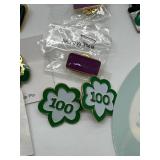 Girl Scouts Pins & Stickers Decals - Assorted Insignia & Patches