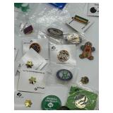 Girl Scouts Pins & Stickers Decals - Assorted Insignia & Patches