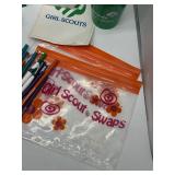 Girl Scouts Leader Supplies - Pencils, Compasses, Lanyards & Swap Sacks