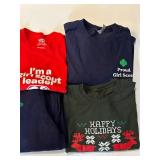 Girl Scouts Clothing (Lot of 5) - Assorted Shirts, Denim Shirt & Cardigan