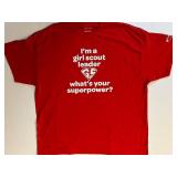 Girl Scouts Clothing (Lot of 5) - Assorted Shirts, Denim Shirt & Cardigan