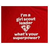 Girl Scouts Clothing (Lot of 5) - Assorted Shirts, Denim Shirt & Cardigan