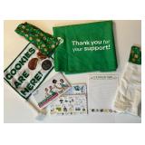 Girl Scouts River Valleys Cookie Promo Gear & Materials - Tablecloth, Flag,  & Brochures Items