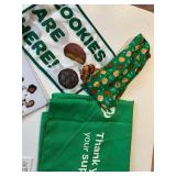 Girl Scouts River Valleys Cookie Promo Gear & Materials - Tablecloth, Flag,  & Brochures Items