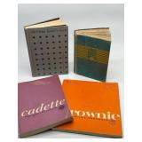 Vintage Lot of 4 Collectible GIRL SCOUT & BROWNIE Books 1940