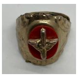 Northwest Orient & Eastern Airlines & More Aviator Pin Collection Plus an aviator Ring