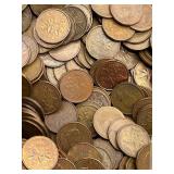 Canadian Copper Pennies - 1940s-2009, Mostly 1960s-1980s, 7 lb 14.4 oz