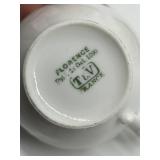 4 Sets Vintage Tea Cups & Saucers - Floral, Fruit & Sweet Violet Patterns