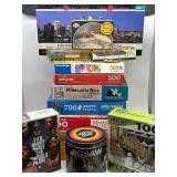 Puzzles - 14 Puzzles - 500-1000 Piece Mix - Ravensburger & Lang & Springbok & Tuco Round Mini Puzzles