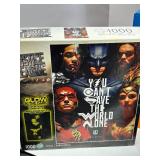 Puzzles - 14 Puzzles - 500-1000 Piece Mix - Ravensburger & Lang & Springbok & Tuco Round Mini Puzzles