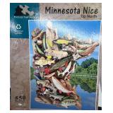 Puzzles - 14 Puzzles - 500-1000 Piece Mix - Ravensburger & Lang & Springbok & Tuco Round Mini Puzzles