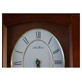 Seth Thomas Wall Clock Regulator Style Dark Wood Case Pendulum
