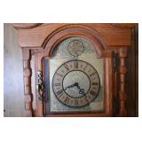 Tempus Fugit Grandfather Clock - Oak Case with Glass Door & Weights