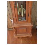 Tempus Fugit Grandfather Clock - Oak Case with Glass Door & Weights