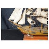 HMS Bounty Model Ship - Handcrafted Wooden Display Model