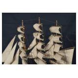 HMS Bounty Model Ship - Handcrafted Wooden Display Model