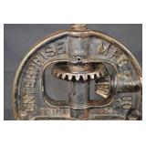 Enterprise MFG Co No. 25 4-Quart Sausage Stuffer - Cast Iron