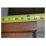 Curio Cabinet with Glass Doors & Shelves - 74 in Tall