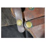 Vintage Leather Belt with Holster & Cartridge-Loop Straps