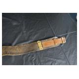 Vintage Leather Belt with Holster & Cartridge-Loop Straps