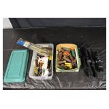 Rifle Scope with Mounts - Assorted Shotgun Shells, Ammo Box & Totes