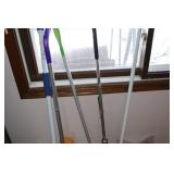 Assorted Cleaning Tools & Supplies - Mops, Brooms, Buckets, Sponges & Accessories