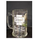 Schmidt Beer Collector Series Glass Mugs - Set of 9