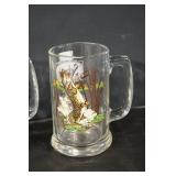 Schmidt Beer Collector Series Glass Mugs - Set of 9