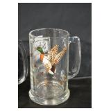 Schmidt Beer Collector Series Glass Mugs - Set of 9