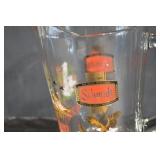 Schmidt Glass Beer Pitcher - Clear Crystal with Schmidt Label & Eagle Motifs