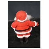 Santa Claus Figurine - Red Suit with White Fur Trim, Gold Belt Buckle