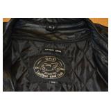Zap Leather & Cr Winged Embroidered Leather Jacket - XL, Zip-Out Liner