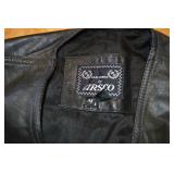 ARSCO Tailored Leather Vest - Black, Size M - Made in India