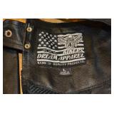 USA Dream Apparel Leather Pants - Size L - Black Leather-Look