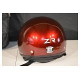 Z1R Nomad Motorcycle Helmet - Red Gloss, Size S, DOT Certified