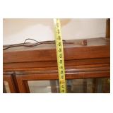 Wood Display Cabinet with Glass Front - 2 Doors, Glass Shelves