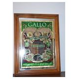 Gallo Vermouth Extra Dry Framed Advertising Poster - Vintage Wall Art