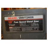 Sears Craftsman 12-In Band Saw - Tilt Head, Two Speed