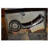 Craftsman 10-In Table Saw on Rolling Stand with Miter Gauge