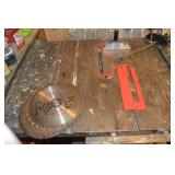 Craftsman 10-In Table Saw on Rolling Stand with Miter Gauge