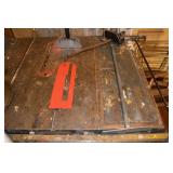 Craftsman 10-In Table Saw on Rolling Stand with Miter Gauge