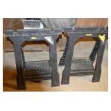 Stanley Sawhorses Pair - Heavy-Duty Workbench Stands (2-Pack)