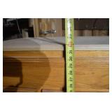 Oak Base Cabinet with 4 Drawers & 2 Doors - 48in Wide