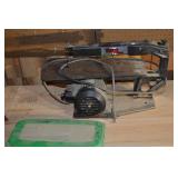 Top Tool Scroll Saw - Vintage Bench-Top with Spare Blades Case