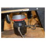 Router Table with Under-Table Router & Dust Port, Ridged Metal Top