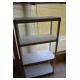 White 3-Tier Shelving Unit - Freestanding Storage Organizer