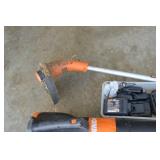 WORX 20V Cordless Garden Tool Kit with Extendable Shaft, Batteries & Charger