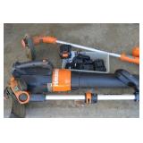 WORX 20V Cordless Garden Tool Kit with Extendable Shaft, Batteries & Charger